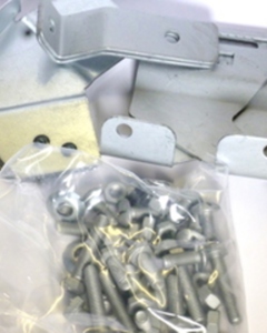 Assembly kit for roof ladder silo R